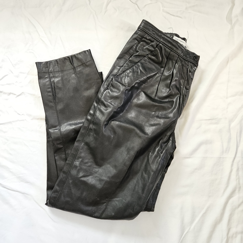 Bagatelle High Waisted Leather Pants